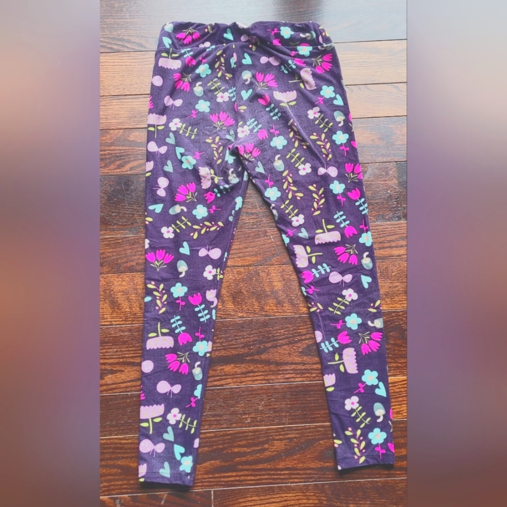 Lularoe Colorful Spring Tall & Curvey Leggings